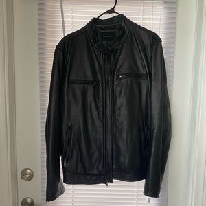 Banana Republic genuine leather biker / racer jacket